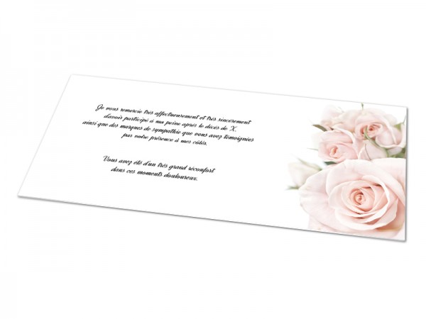 Cartes De Remerciement Pour Annoncer Un Deces Sur Le Theme Des Fleurs 1001cartes