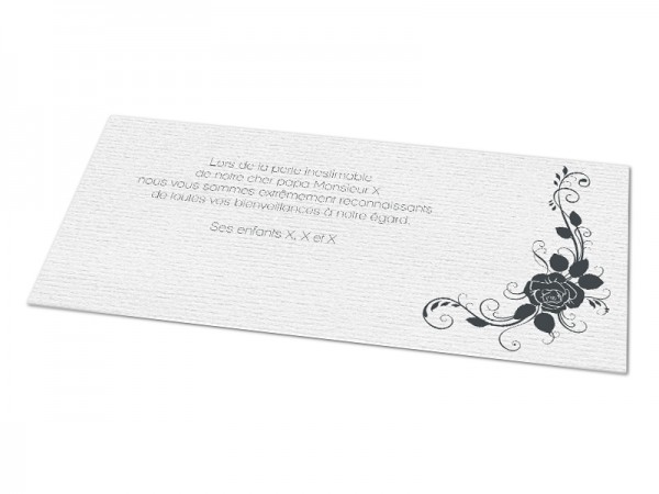 Carte De Remerciement Deces Et Condoleances Classique 1001cartes Carte De Remerciement Deces Et Condoleances Classique 1001cartes