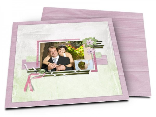 Remerciements mariage - Couleurs pastel et bambous