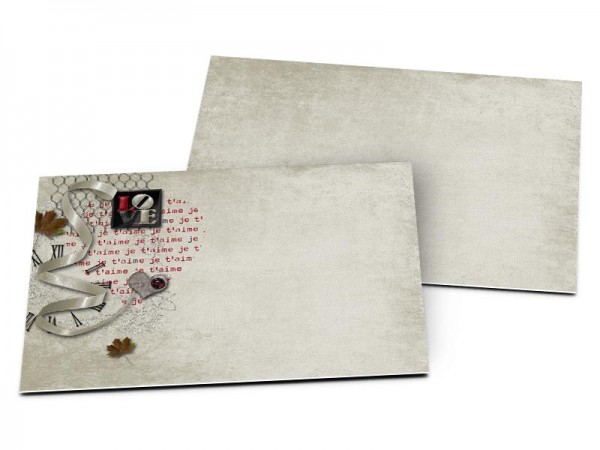 Carton d'invitation mariage - L’amour donne des ailes