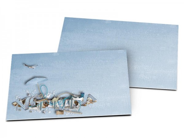 Carton d'invitation mariage - La mer – The sea
