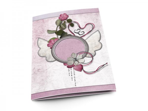 Menu mariage - Les ailes du coeur
