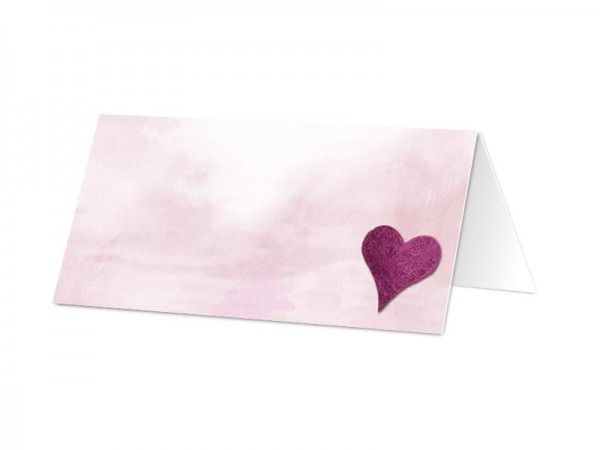 Marque-place mariage - L'amour triomphant