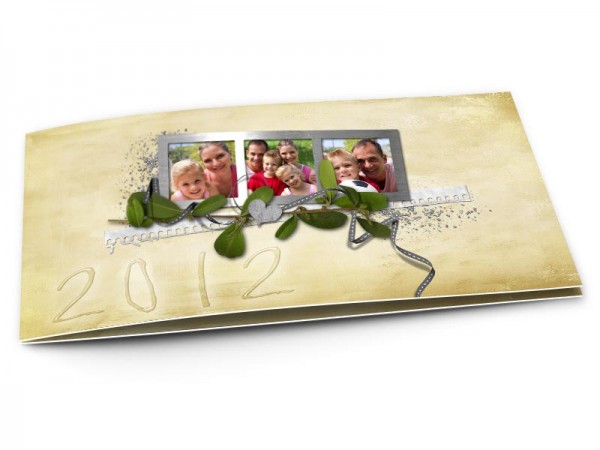 Cartes de voeux famille - Jardin secret