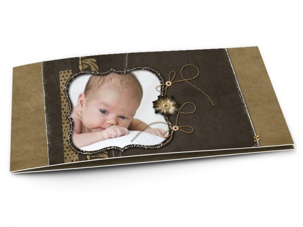 Faire-part naissance - Café et chocolat