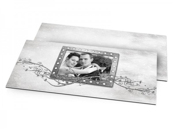 Remerciements mariage - Une branche argentée sous un ciel étoilé