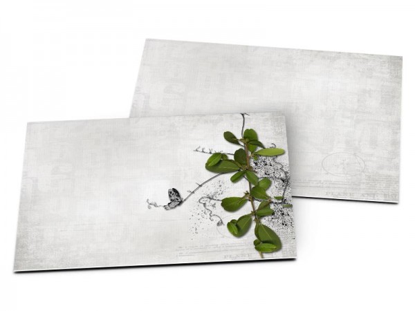 Carton d'invitation mariage - Un nid dans les arbres