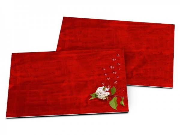 Carton d'invitation mariage - L'amour