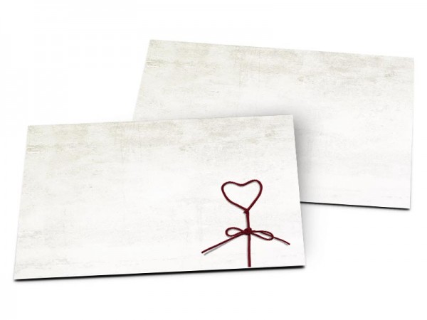 Carton d'invitation mariage - Nid d'amour