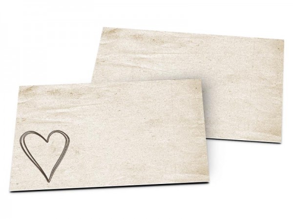 Carton d'invitation mariage - Mots d'amour