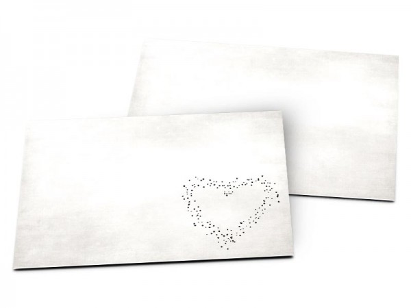 Carton d'invitation mariage - Coeur de lumière