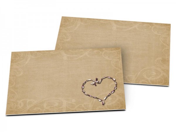 Carton d'invitation mariage - Coup de coeur