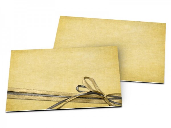 Carton d'invitation mariage - Une histoire en or