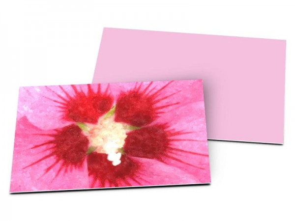 Carton d'invitation mariage - Abstrait floral