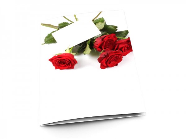 Menu mariage - Dites-le avec des roses