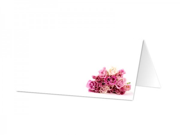 Marque-place mariage - Un bouquet presque parfait