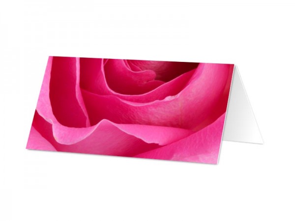 Marque-place mariage - Bouton de rose