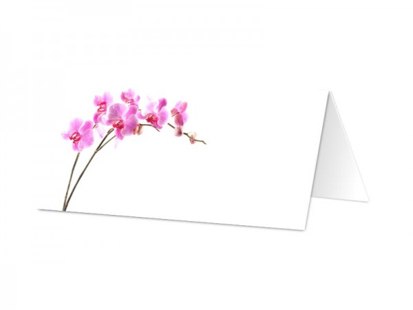 Marque-place mariage - Orchidée sauvage