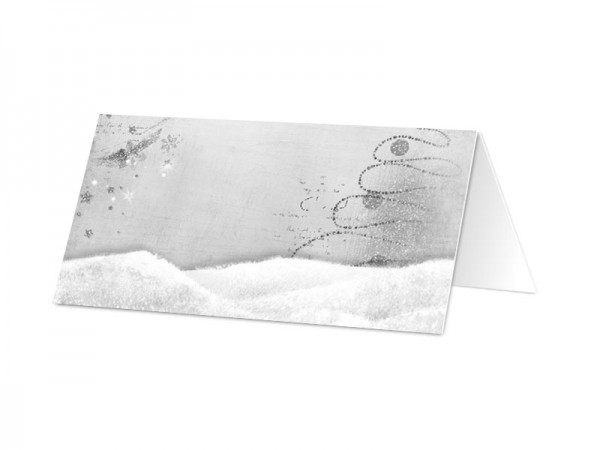 Marque-place mariage - L'hiver – étoile des neiges