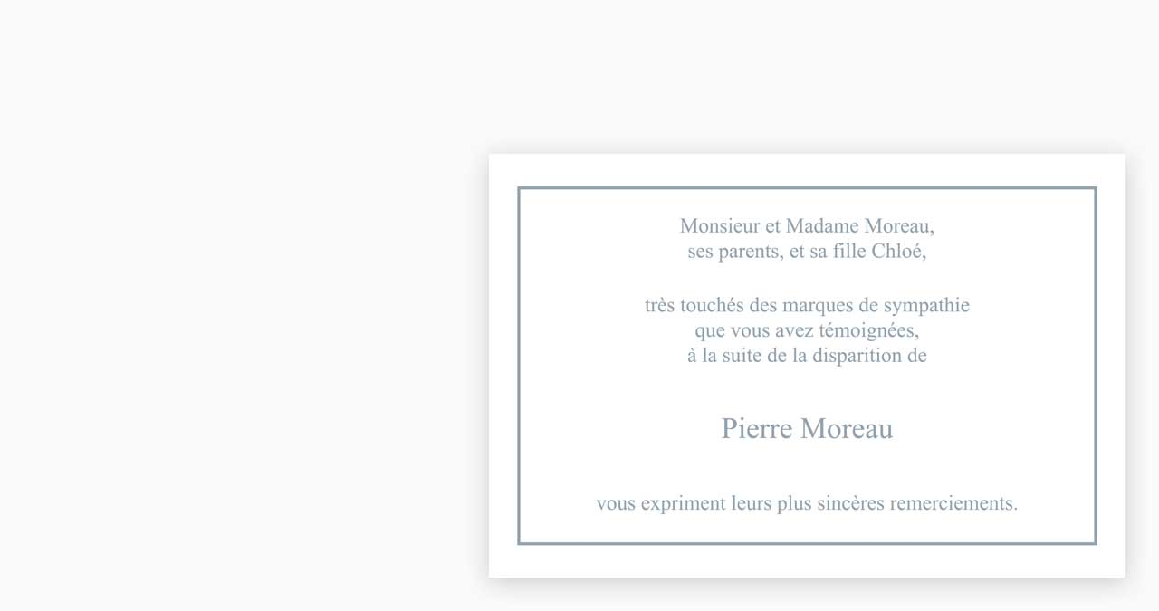 Remerciements mariage